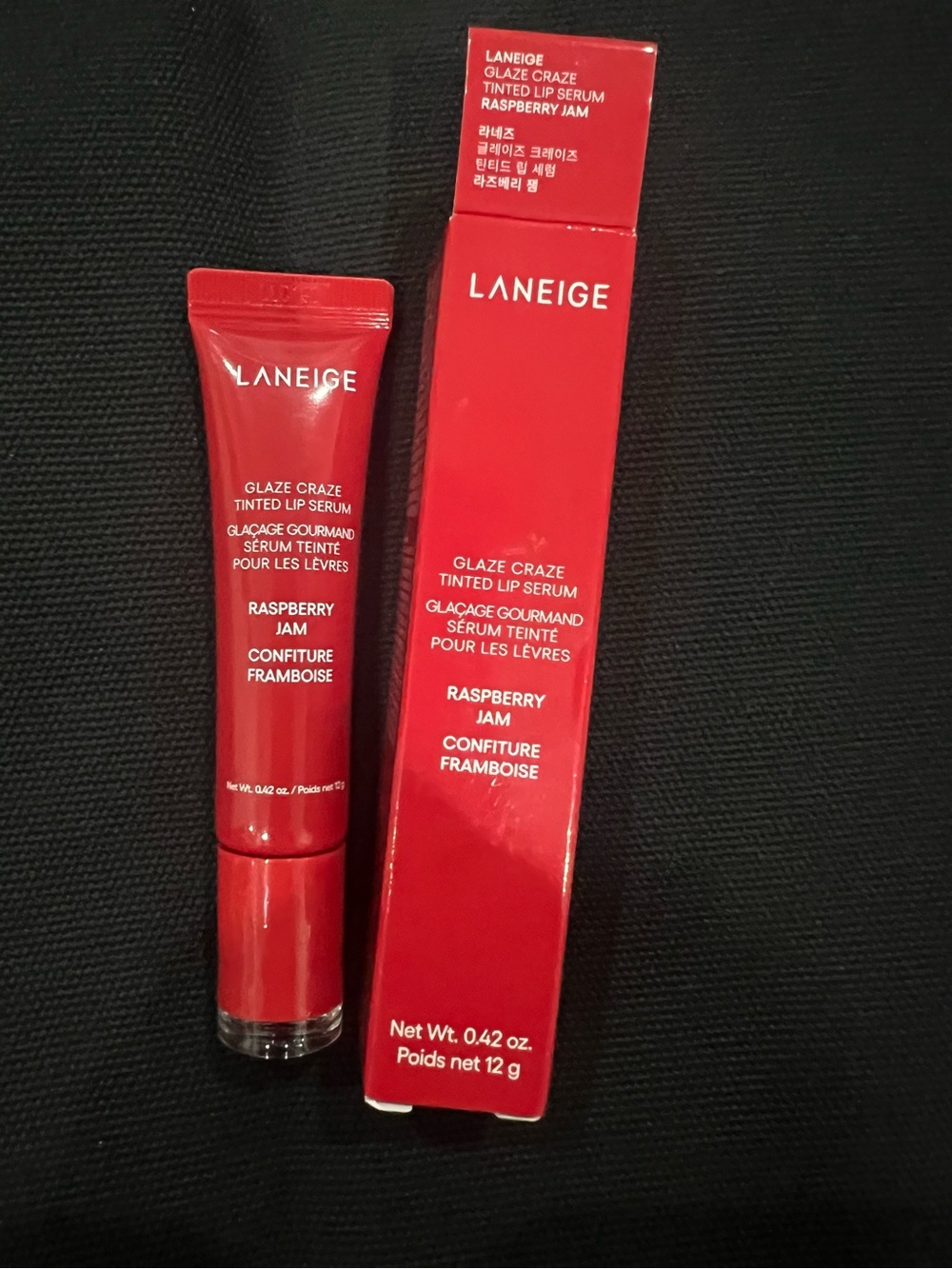 LANEIGE Glaze Craze Tinted Lip Serum - Raspberry Jam Red